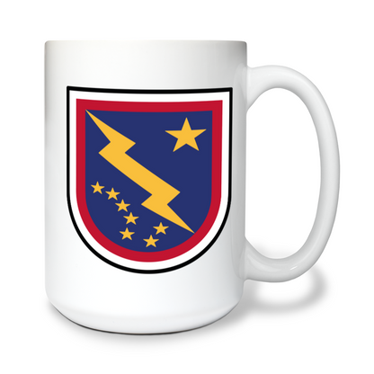 HHBN, 11th Airborne Division 15 oz White Ceramic Mug - M96mxe