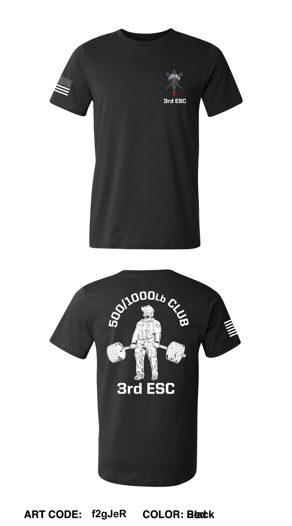 3RD ESC Comfort Unisex Cotton SS Tee - f2gJeR – Emblem Athletic