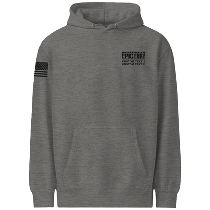 CUSTOM Operation Epic Fury Comfort Unisex Hooded Sweatshirt - Eagle