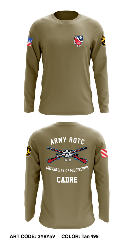 Ole Miss ROTC Core Men's LS Performance Tee