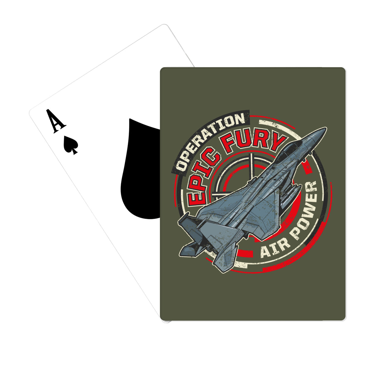 Operation Epic Fury Playing Cards - Launch