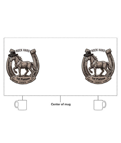 1st Platoon, Aztec Troop, 1-124 Ceramic Mug - x39C2U