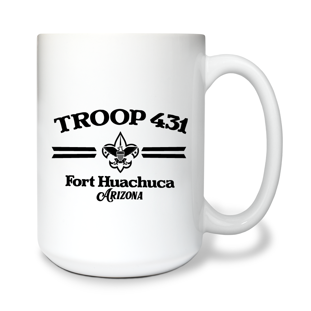 Troop 431 15 oz White Ceramic Mug - ZxZ6CB