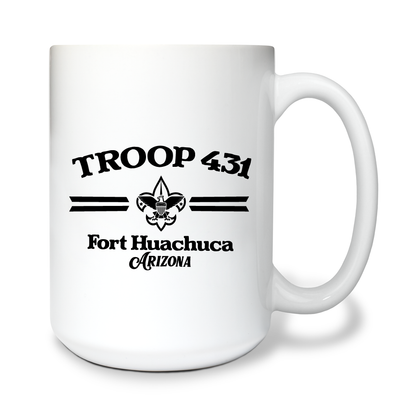 Troop 431 15 oz White Ceramic Mug - ZxZ6CB