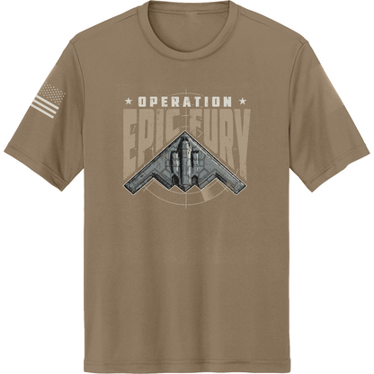 CUSTOM Operation Epic Fury Hi-Tech SS Performance Tee - Stealth