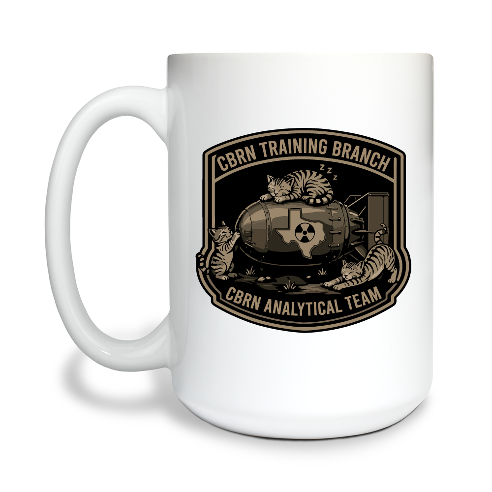 CBRN Training Branch 15 oz White Ceramic Mug - WSE9KP
