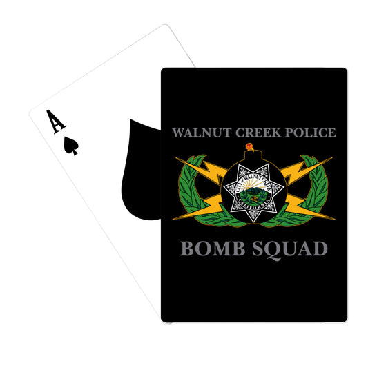 Walnut Creek Police Bomb Squad Playing Cards - t9Bm59