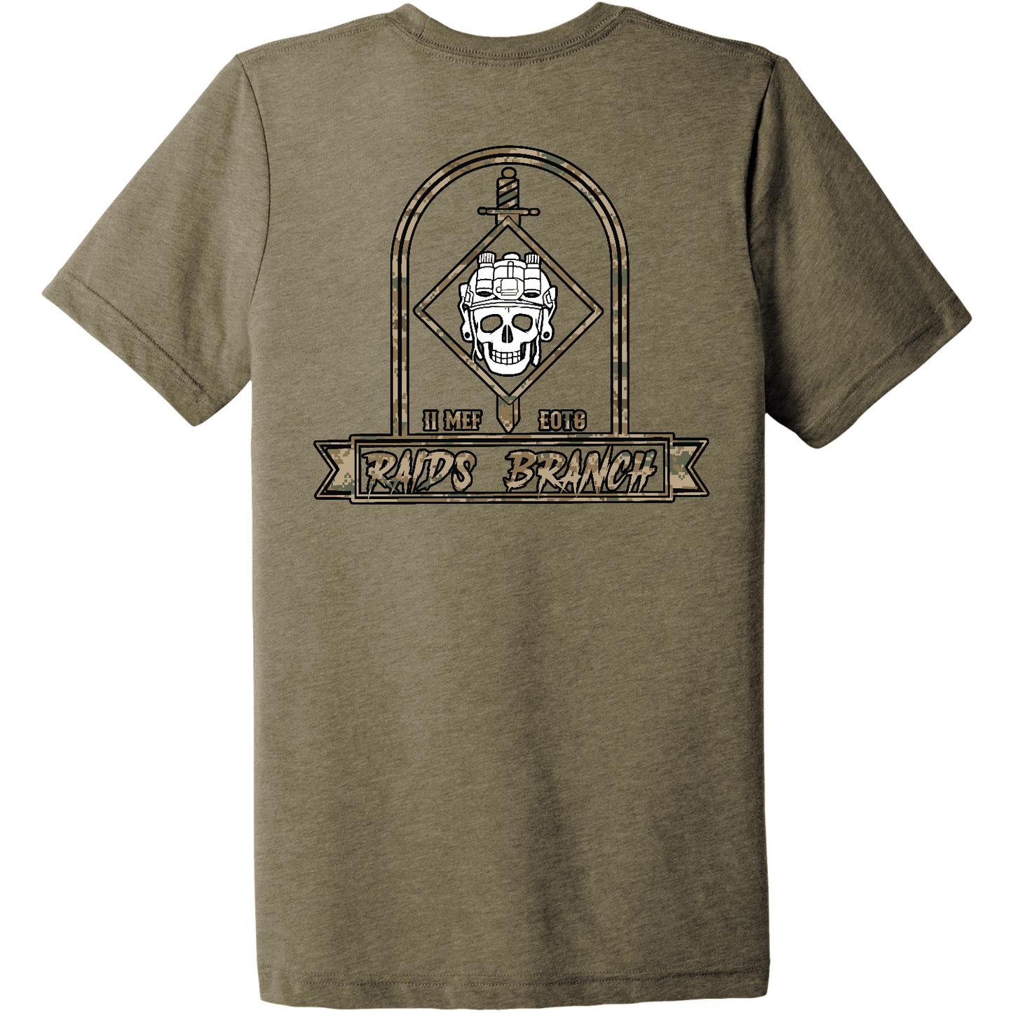 II MEF EOTG, Amphibious Raids Branch Comfort Unisex Triblend SS Tee - 9T3JPV