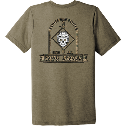II MEF EOTG, Amphibious Raids Branch Comfort Unisex Triblend SS Tee - 9T3JPV