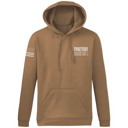 CUSTOM Operation Epic Fury Hi-Tech Performance Hoodie - Stealth