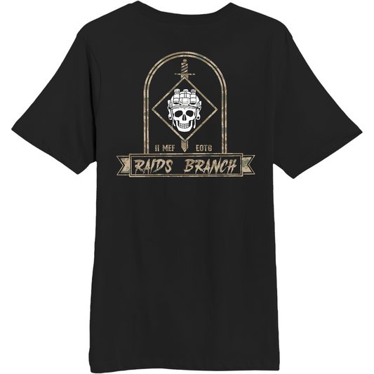 II MEF EOTG, Amphibious Raids Branch Comfort Unisex Cotton SS Tee - 9T3JPV