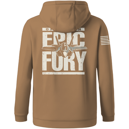 CUSTOM Operation Epic Fury Hi-Tech Performance Hoodie - Plane