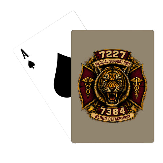 7227 Medical Support Unit / 7384 Blood Detachment Playing Cards - ZgJwtG