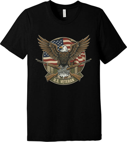 Emblem Comfort Unisex Triblend SS Tee - U.S. Veteran