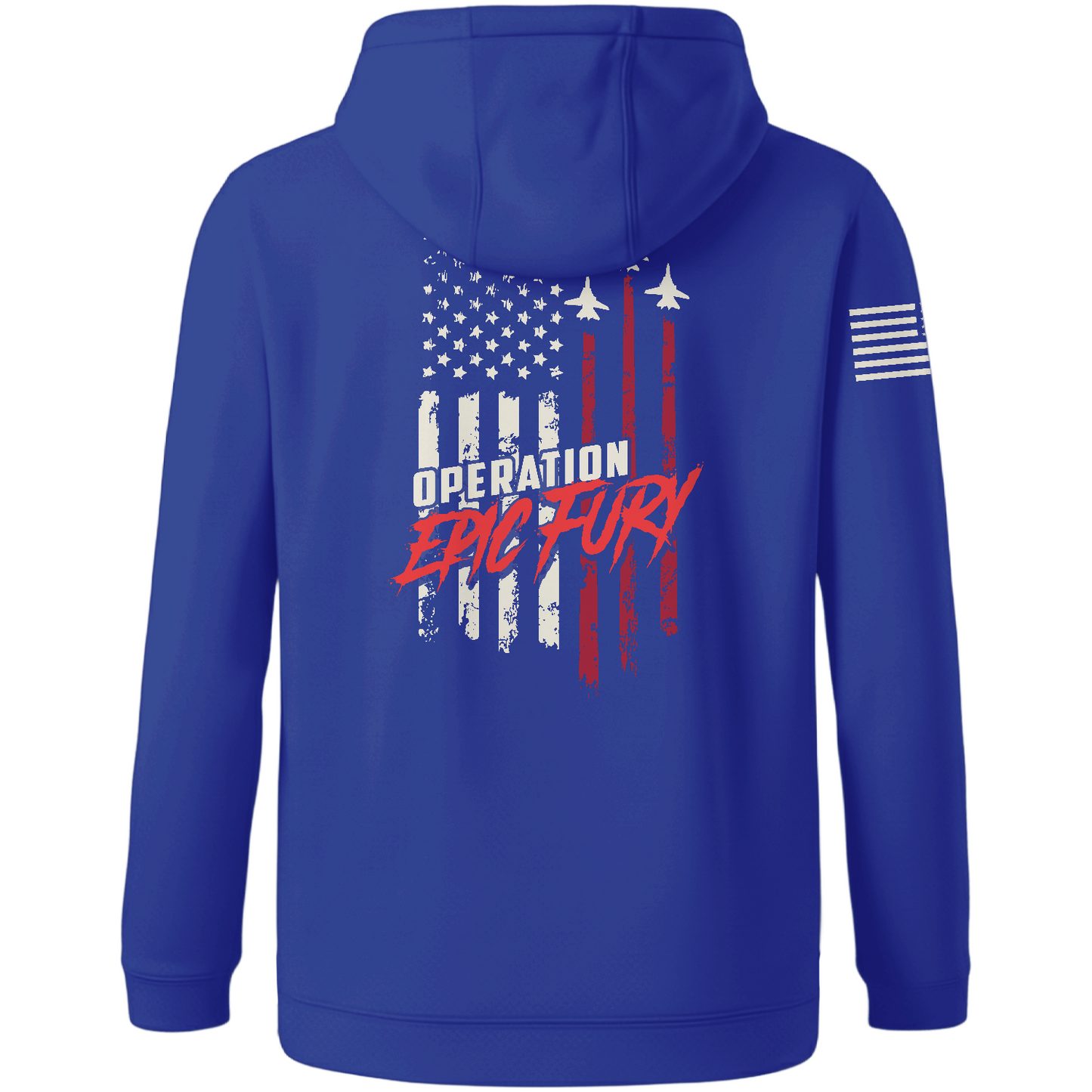 Operation Epic Fury Hi-Tech Performance Hoodie - Flag
