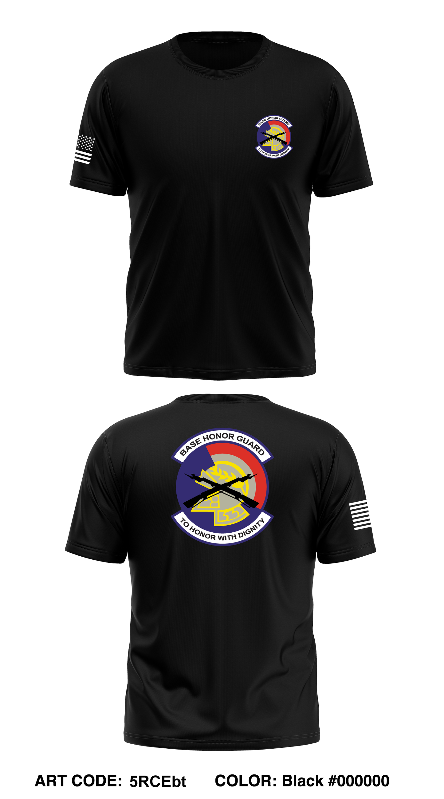 Honor guard Store 1 Core Men's SS Performance Tee - 5RCEbt