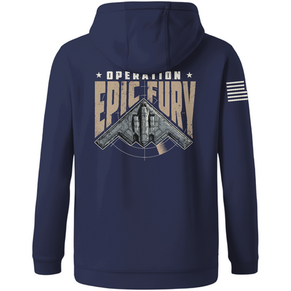 Operation Epic Fury Hi-Tech Performance Hoodie - Stealth
