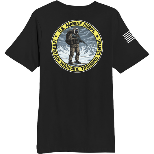 Marine Corps Mountain Warfare Training Center Comfort Unisex Cotton SS Tee - X5wvj6
