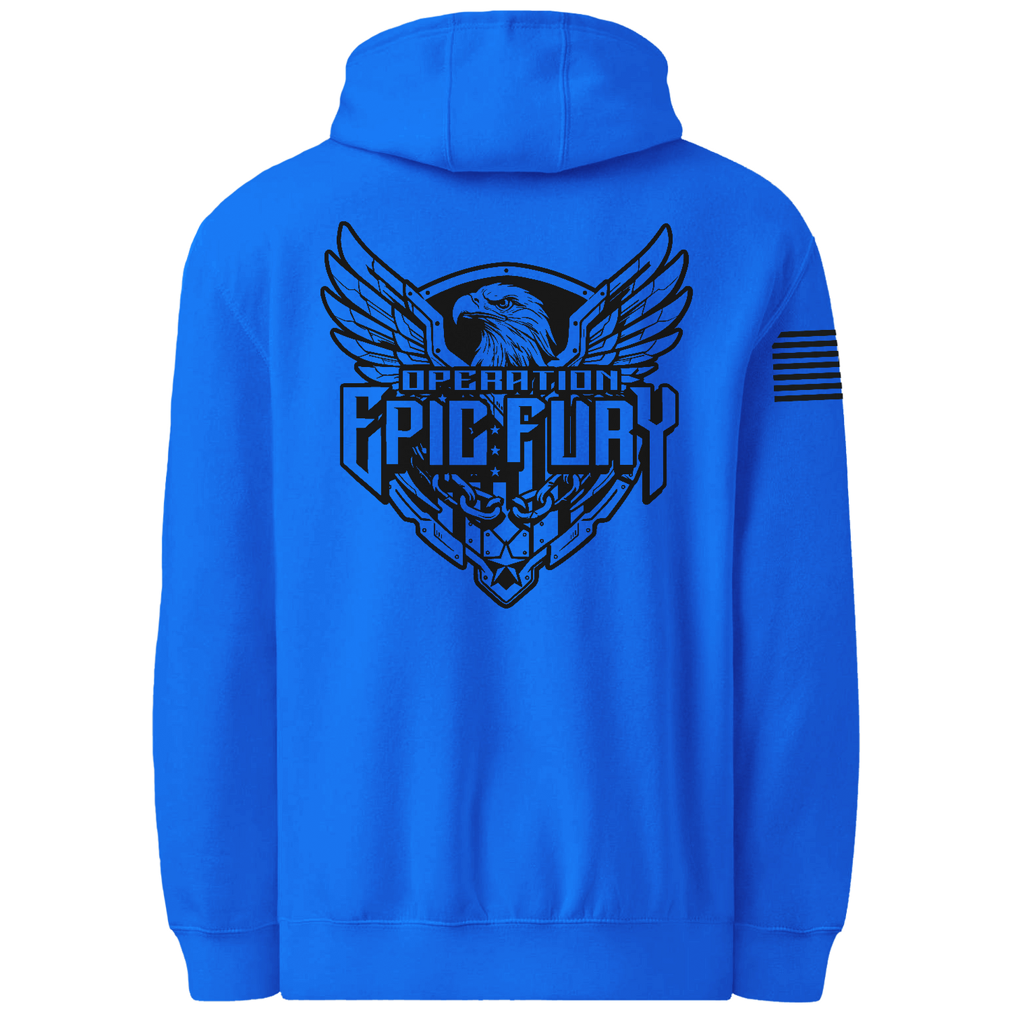 Operation Epic Fury Comfort Unisex Hooded Sweatshirt - Eagle