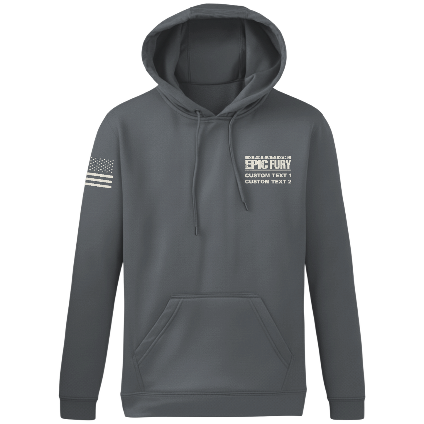 CUSTOM Operation Epic Fury Hi-Tech Performance Hoodie - Stealth