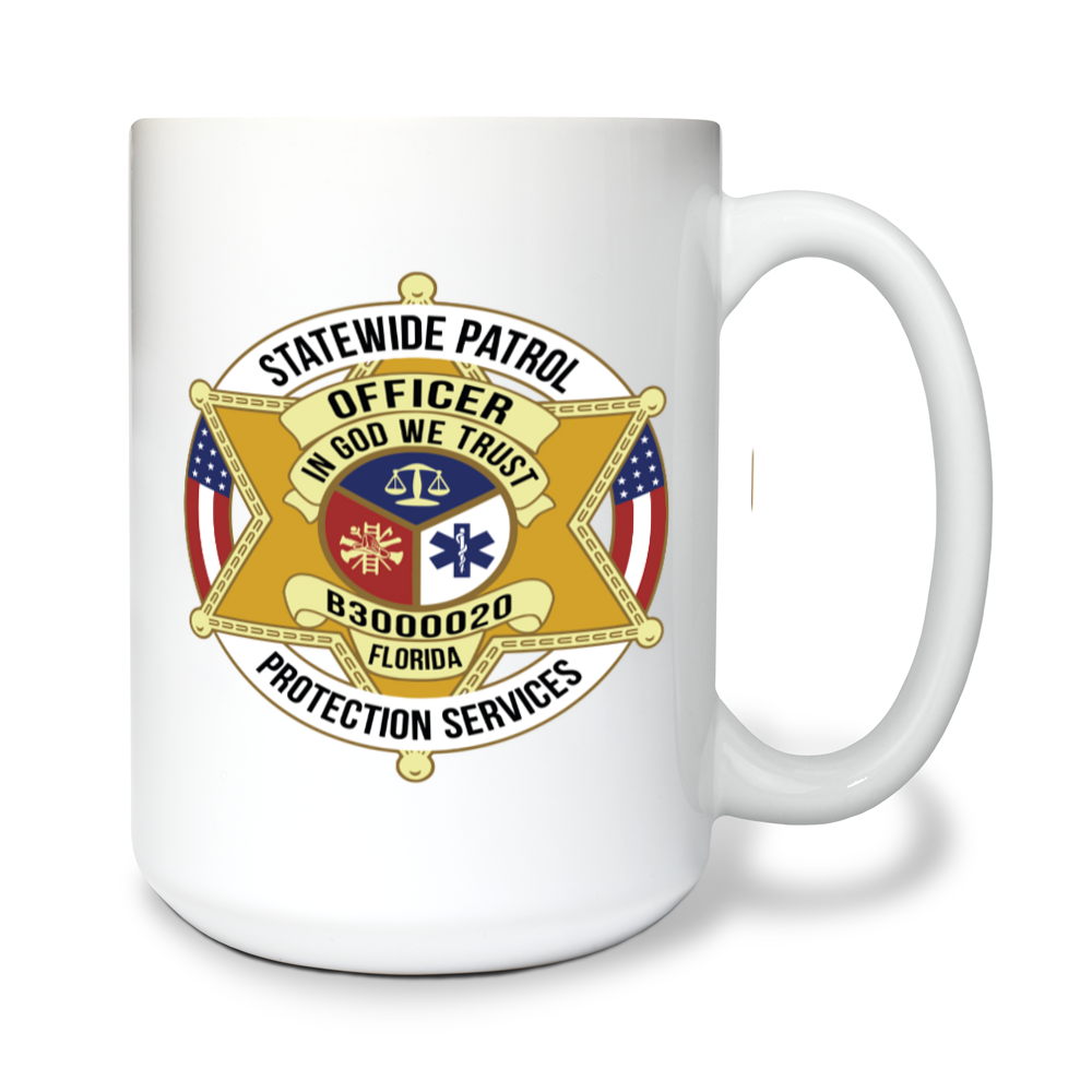 SPPS 15 oz White Ceramic Mug - xrGeFV