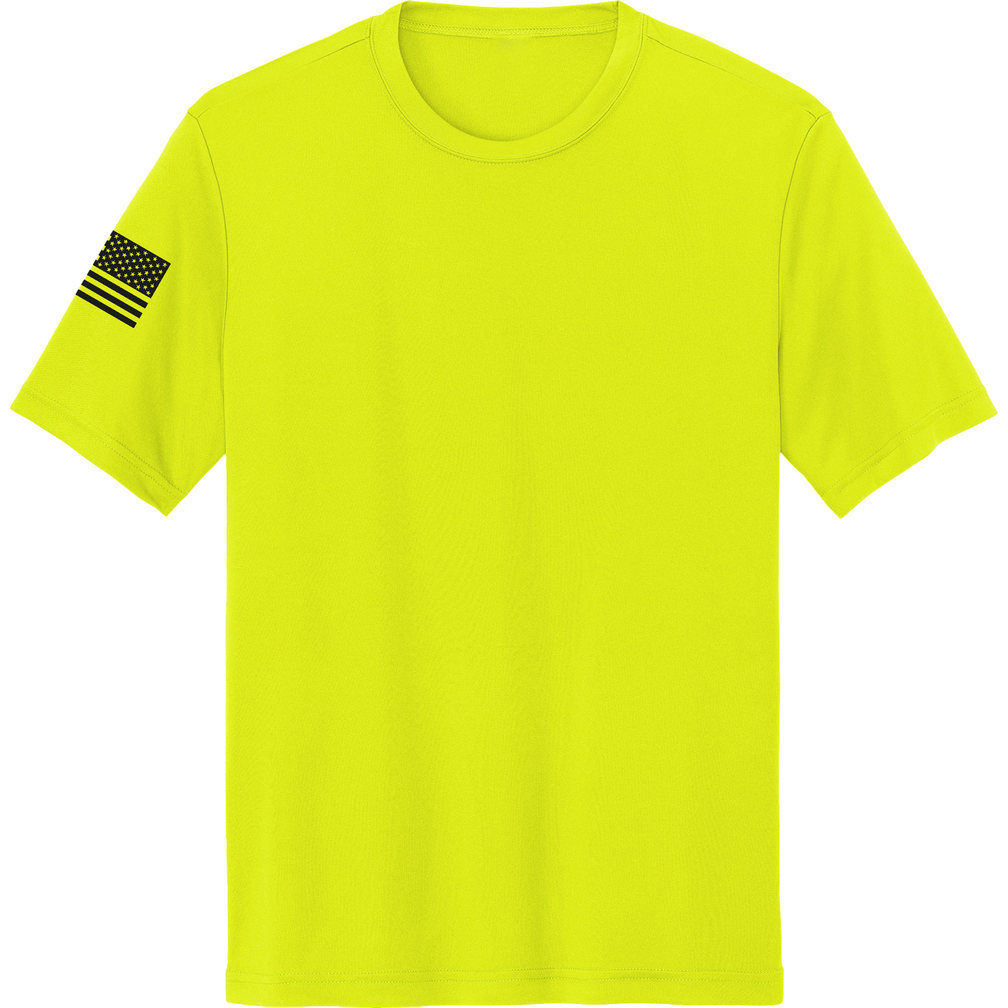 Emblem Basics Hi-Tech SS Performance Tee - Black Flag