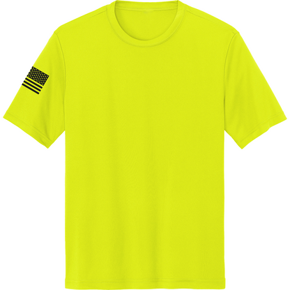 Emblem Basics Hi-Tech SS Performance Tee - Black Flag