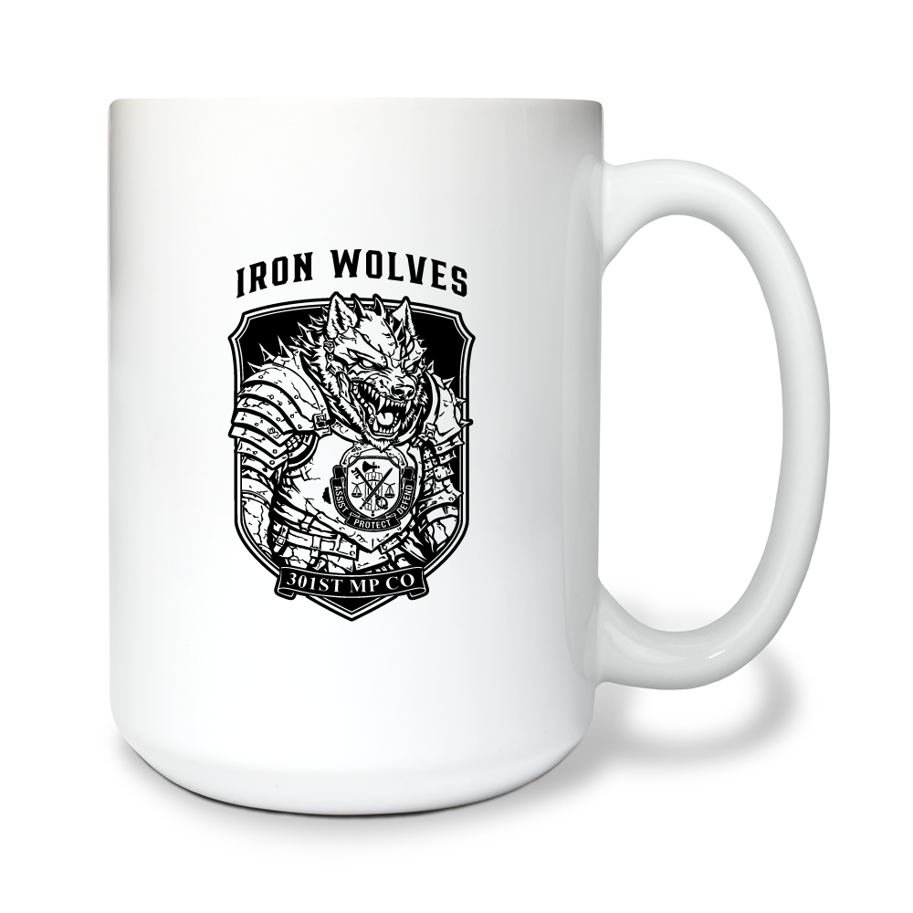 1st PLT, 301st MP CO 15 oz White Ceramic Mug - 85AJEZ