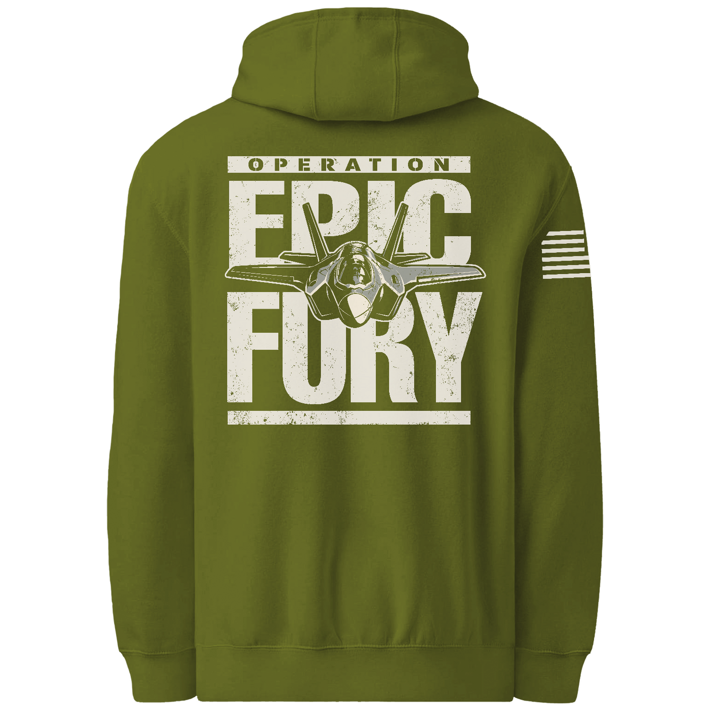 CUSTOM Operation Epic Fury Comfort Unisex Hooded Sweatshirt - Plane