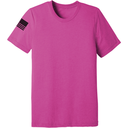 Emblem Basics Comfort Unisex Triblend SS Tee - Black Flag