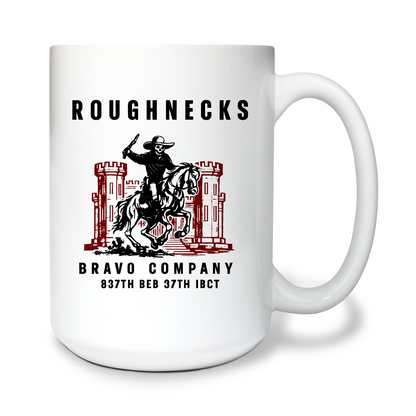 Bravo Company 837th BEB 37th IBCT 15 oz White Ceramic Mug - EMEkaq