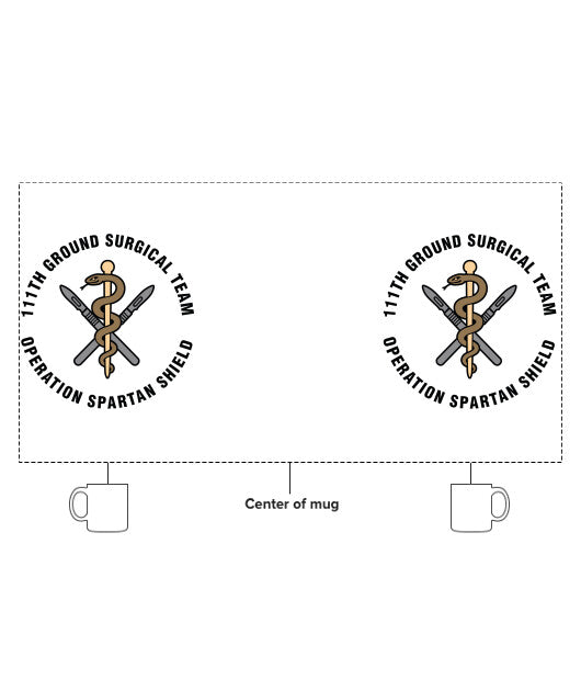 111th Ground Surgical Team Ceramic Mug - 6qSFpK