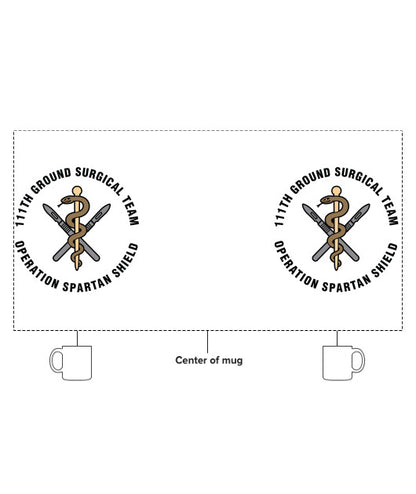 111th Ground Surgical Team Ceramic Mug - 6qSFpK