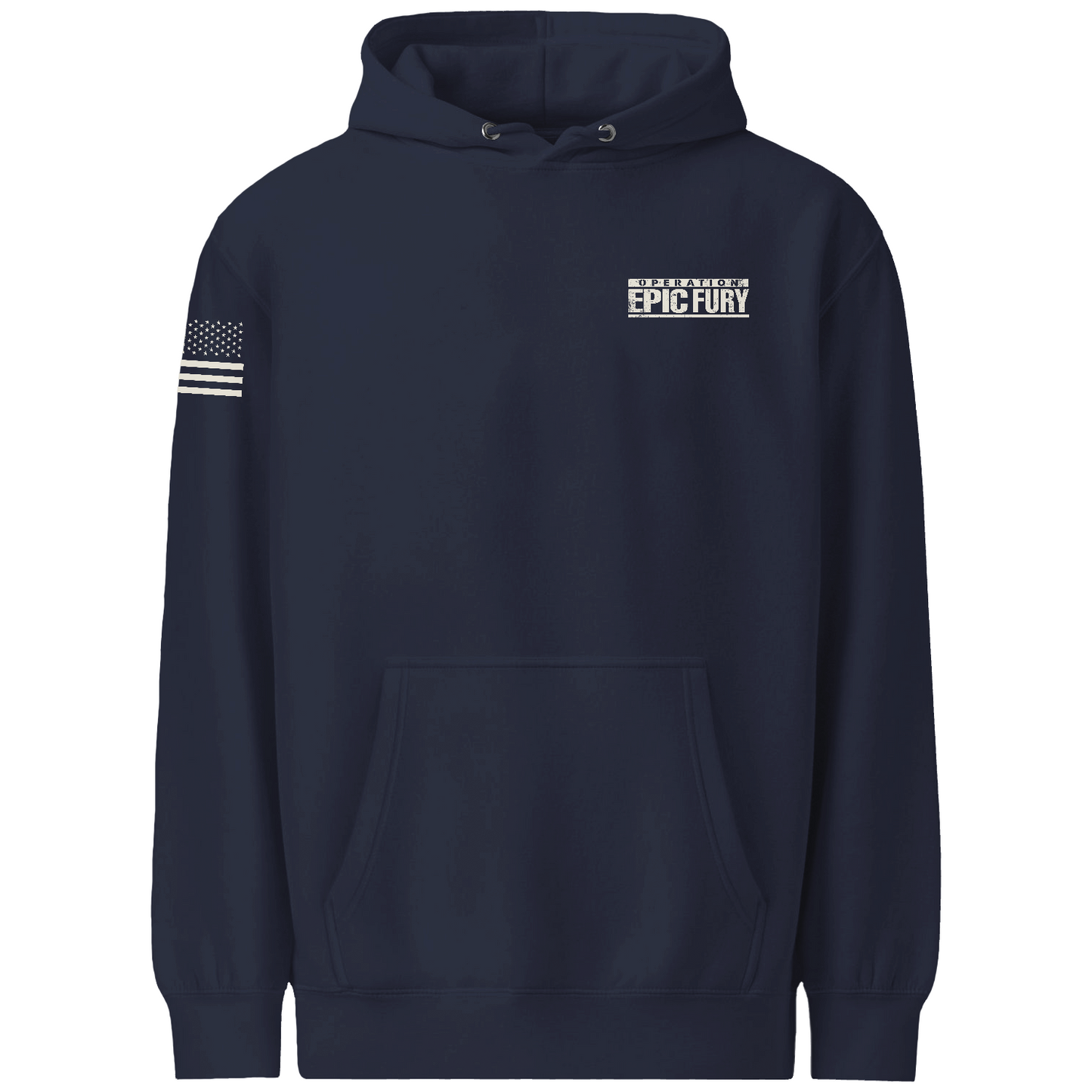 Operation Epic Fury Comfort Unisex Hooded Sweatshirt - Plane