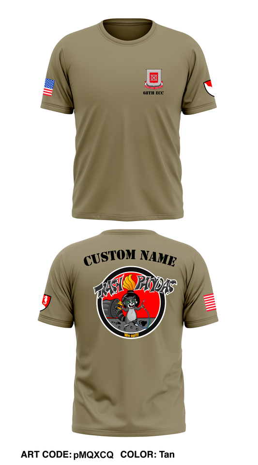 CUSTOM 68th ECC, 62ND EN BN, 36TH EN BDE Core Men's SS Performance Tee - pMQXCQ