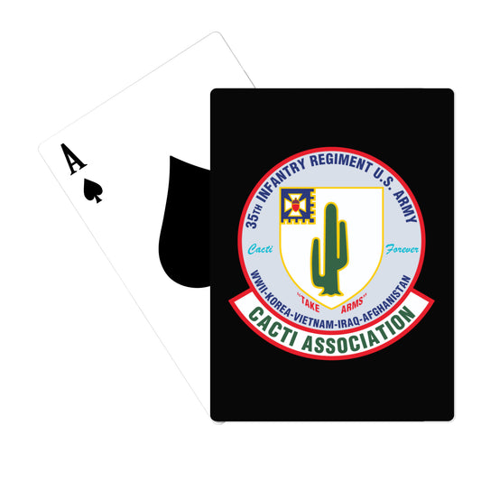 35th Infantry (Cacti) Regiment Association Fundraising Collection Playing Cards - 562987