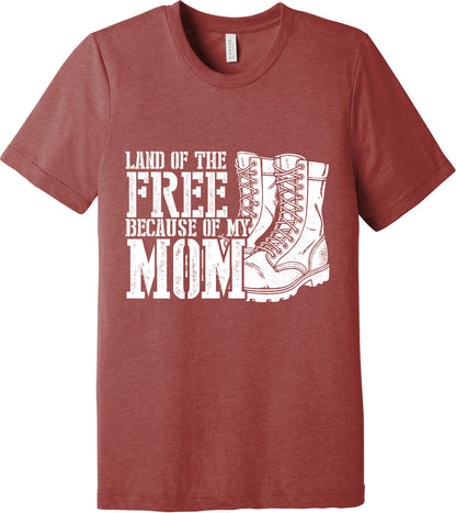 Emblem Comfort Unisex Triblend SS Tee - Because of Mom