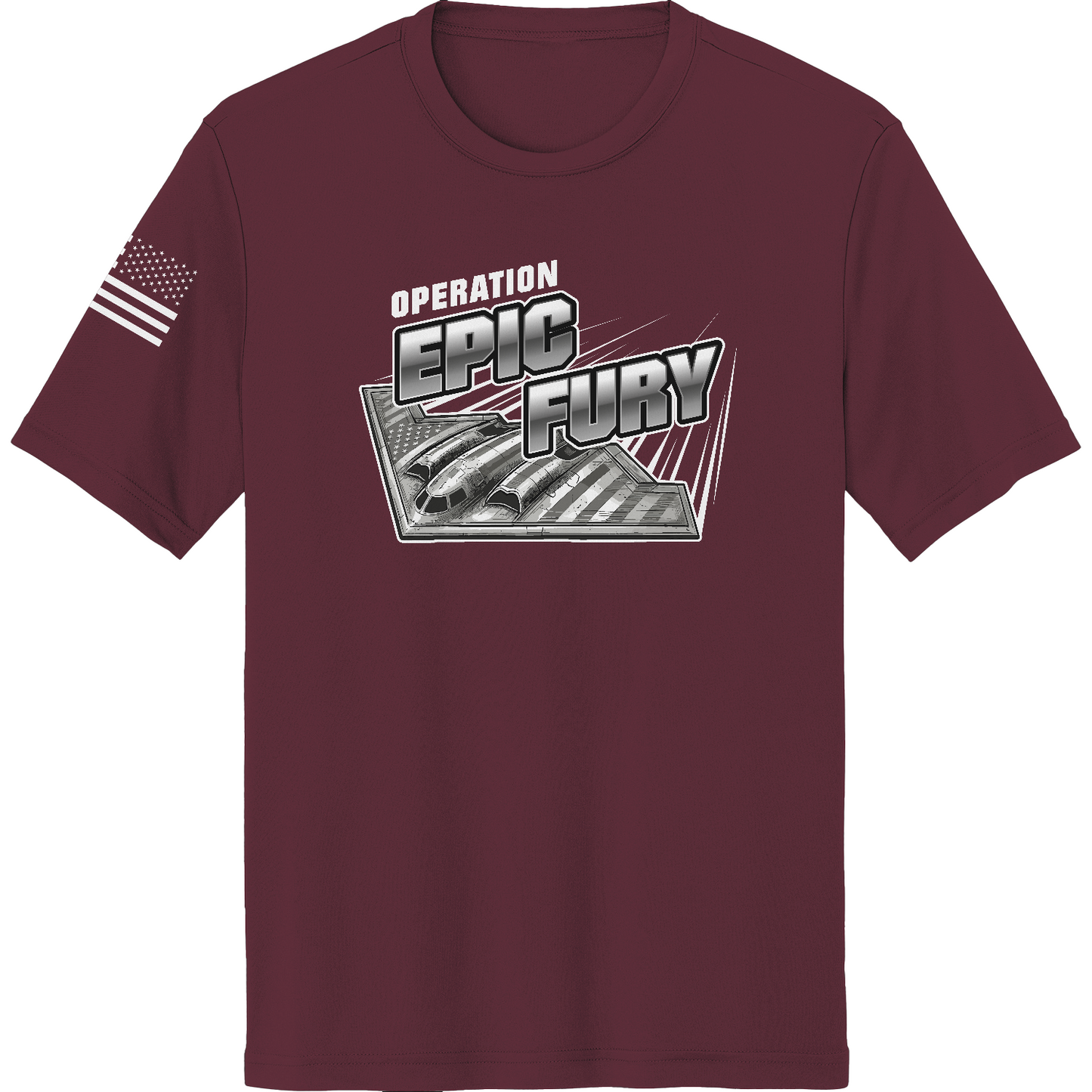 CUSTOM Operation Epic Fury Hi-Tech SS Performance Tee - Supersonic