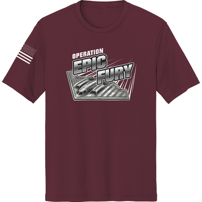 CUSTOM Operation Epic Fury Hi-Tech SS Performance Tee - Supersonic