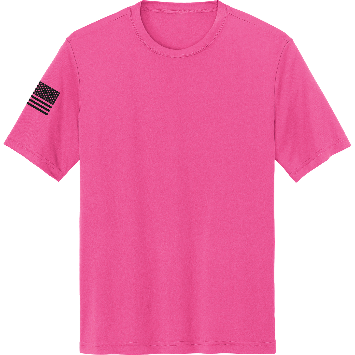 Emblem Basics Hi-Tech SS Performance Tee - Black Flag