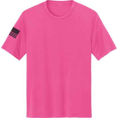 Emblem Basics Hi-Tech SS Performance Tee - Black Flag
