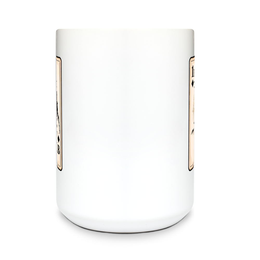 1B 15 oz White Ceramic Mug - xuRCaH