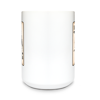 1B 15 oz White Ceramic Mug - xuRCaH