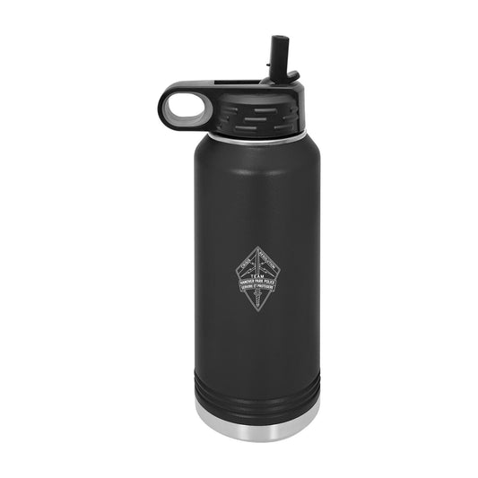 Hanover Park Police CRT 32 oz. Double-Wall Stainless Steel Water Bottle - 3EgrW8