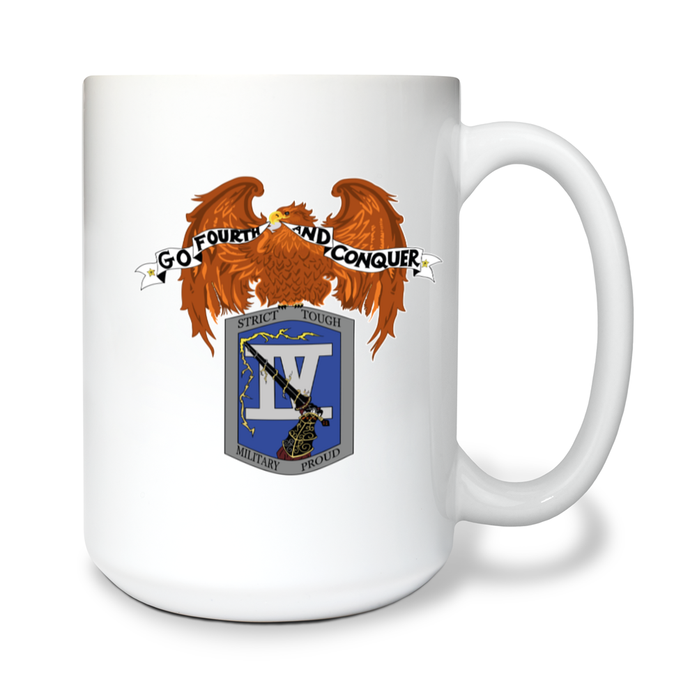 4th REG, BTD 15 oz White Ceramic Mug - h8qyqL