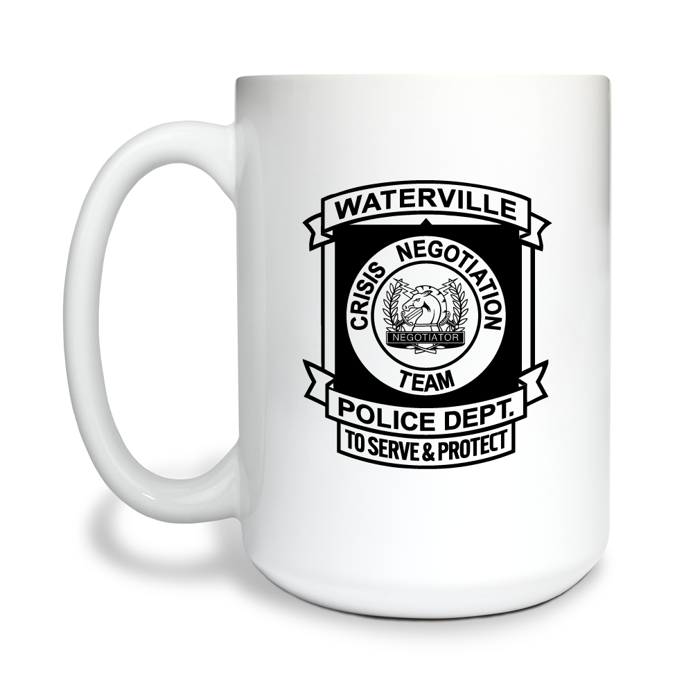 Crisis Negotiation Team 15 oz White Ceramic Mug - t3lals
