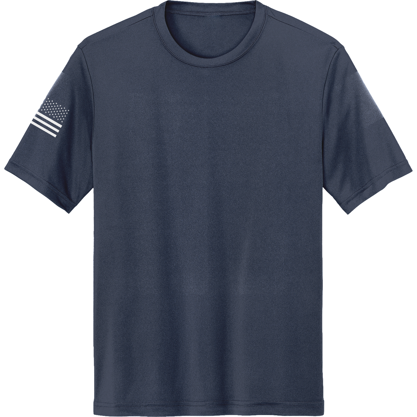 Emblem Basics Hi-Tech SS Performance Tee - White Flag