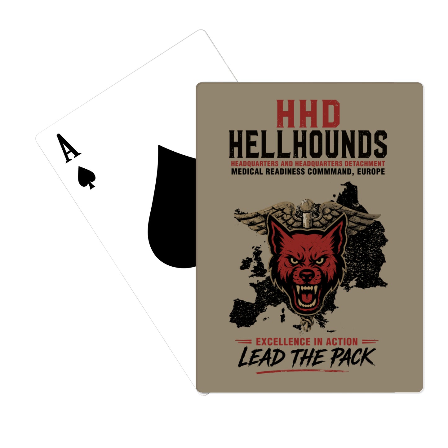 HHD, Medical Readiness Command, Europe Playing Cards - KM4pft