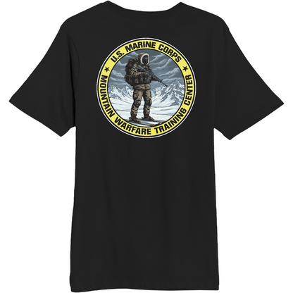Marine Corps Mountain Warfare Training Center Comfort Unisex Cotton SS Tee - X5wvj6