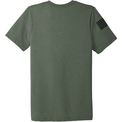 Emblem Basics Comfort Unisex Triblend SS Tee - Black Flag